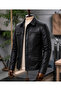 Men's Genuine Waxed Sheep Leather Jacket - 2