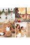 20 Transparent Self-Adhesive Clip Tapestries in Black - 3