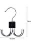 Multi-claw hook, 360° black - 2