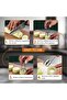 Fruit corer 2-piece set, stainless steel, suitable for apples and bell peppers, silver. - 3