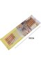 BBQ skewers, 20 pieces per pack, stainless steel with wooden handle, reusable, silver. - 3