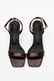 Elaris Women's Single Strap Patent Leather Square Toe Heeled Shoes 11cm - 6