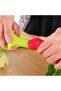 Vegetable pitter set (2 pieces), suitable for tomatoes and peppers, green. - 3