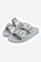 Jelly Pop Transparent Double Buckle Detail Women's Beach Slippers - 3