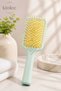 Soft-Tipped Hair Combing Brush - Detangling Anti-Static Hairbrush with Massage Effect, for All Hair Types - 2