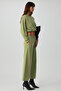 Dewanna Women's Long Sleeve Crop Green Tracksuit Set - 5