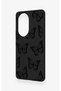 Honor 200 Pro 5g Compatible Black Butterfly Pattern Silicone Case - 4