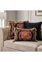 "Versailles" Patterned Tufted Cushion Cover Set - 4