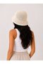 Natural Mesh Openwork Hand Knitted Cotton Bohemian Bucket Women's Hat - 3
