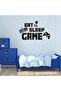 آلة لعبة الحروف الإنجليزية DIY، ملصق حائط بتصميم EAT SLEEP GAME، أسود - 2