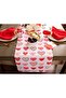 Valentine's Day Table Top Collection, Table Runner, 14x108, Hearts Collage - 4