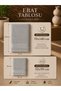 2-Piece Bath Towel Set 70X140 + 50X90 Soft Textured High Absorbent Bath and Hand Face Towel Set - 4