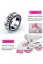 Inline Skates, Girls Pink Adjustable Inline Skates with Light up Wheels, Beginner Roller Skat - 3
