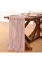 Socomi Cheesecloth Table Runner 10ft Gauze Boho Rustic Dusty Pink Cheese Cloth Table Runner for Baby - 4