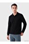 Polo Collar Men's Sweatshirt (W6)