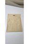Book and Tablet Cover in Light Cream Solid Color Fabric with Snap Fasteners - 6