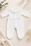 Lace Detailed 100% Cotton Newborn Baby Girl Boxed Hospital Discharge Set Gift 15261 - 5