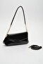Women's Shoulder Bag Patent Leather Black Sly454 - 3