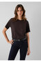 Short Sleeve Basic Tee Black Coffee