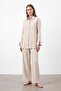 Stone Suit with Linen Look Trousers 14515