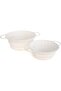 Collapsible Round Colanders with Handles & Trivet Mat for Hot Pots and Pans, Versatile Silicone Kitc