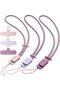 3 Pack Phone Strap with CellPhone Tether Tab, Phone Lanyard, CellPhone Wrist Strap with 2-Col