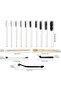 Coffee Machine Cleaning Brush Set, 15Pcs Straw Brush,Long Handle Bottle Brushes, Flexible Scrub Brus - 3