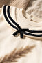 Nora Marine Sailor Collared Black-Cream Baby Set - Soft Textured Cotton Black Bottom and Top Combination - 4