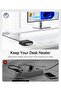 وصلة تمديد كهربائية بقوة 20 واط مع منافذ USB، مقبس تمديد ثنائي المنافذ مع منفذين USB-C ومنفذين USB-A، طول 1.6 متر - 4