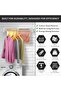 Wall Mounted Laundry Drying Rack, Retractable & Foldable, 31.5" Wide, 13.2 Linear Ft, 5 Heavy-Duty A - 3