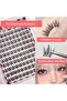 Self-Adhesive Eyelashes Press-On Cluster Lashes, 100 Clusters Pre-Glued Natural Eyelash Extensions f - 2