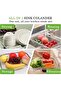 Over The Sink Colander,Stainless Steel Colander Strainer,Collapsible Colander Rectangular Si - 2