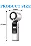 Mini Handheld Fan - Handheld Fan - Portable Fan - Handheld Fan - 4000mAh - Rechargeable Mini Fan - Rechargeable - LED Display - Personal Fan - Wind - 2