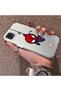 Oppo A15 Compatible Silicone Edge Hard Back Case Couple Phone Case Spider Man Patterned - 2