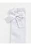 Sparkling Choices by Shining Store Girls' Knee High Socks with Bow 2-Pack - 2