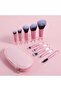 Travel Make Up Brush Set, with Pouch, Professional Brush Set, Mini Complete Function Cosmetic - 6