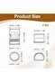sourcing map Unisex Modern Purse Hanger (pack of 2) - 2