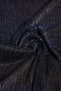 Pleated Moonlight Navy Blue Color Knitted Evening Dress Fabric