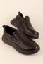 Men's Genuine Leather Daily Comfortable Casual Shoes Hd.261095 Brown - 3