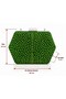 Women's Green Crystal Full Stone Hexagonal Evening Dress Bag Boxed Night Portfolio - 4