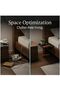 Bedside Shelf Organizer and Clip On Nightstand for Bed Frames and Bunk Beds with T-Shaped Cable Catc - 6