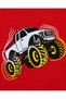 Gap Baby Boy Monster Truck Printed Two Color Double Sleeve T-Shirt 0-6 Years Red - 2
