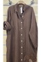 Italian Linen Long Dress with Floral Sequin Embroidery - 2