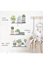 Wall Decals, Peel and Stick Botanical Floral Wall Stickers, Repositionable Removable Self-Adh - 6