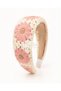 Trend Wide Weave Daisy Flower Pattern Knitted Crown Hair Band Colorful Bohemian Women's Children's Crown White - 3