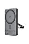 M16 Magnetic Wireless Power Bank 5000mAh – 18W PD Fast Charging, USB-C In/Out, LED Battery Indicator & Foldable Stand - 5
