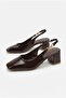 129-2655 Kut Open Toe 5 cm Thick Heeled Women's Shoes - 5