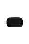 Licensed Canvas Pen Holder - Black and White Striped 2 Compartment Pen Bag - 2