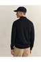 Men's Black Regular Fit Zippered Cardigan - 2