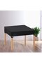 Dustproof and sun-protective garden patio furniture cover - square outdoor table folding picnic waterproof windproof Oxford cloth 90 x 10 cm black - 5